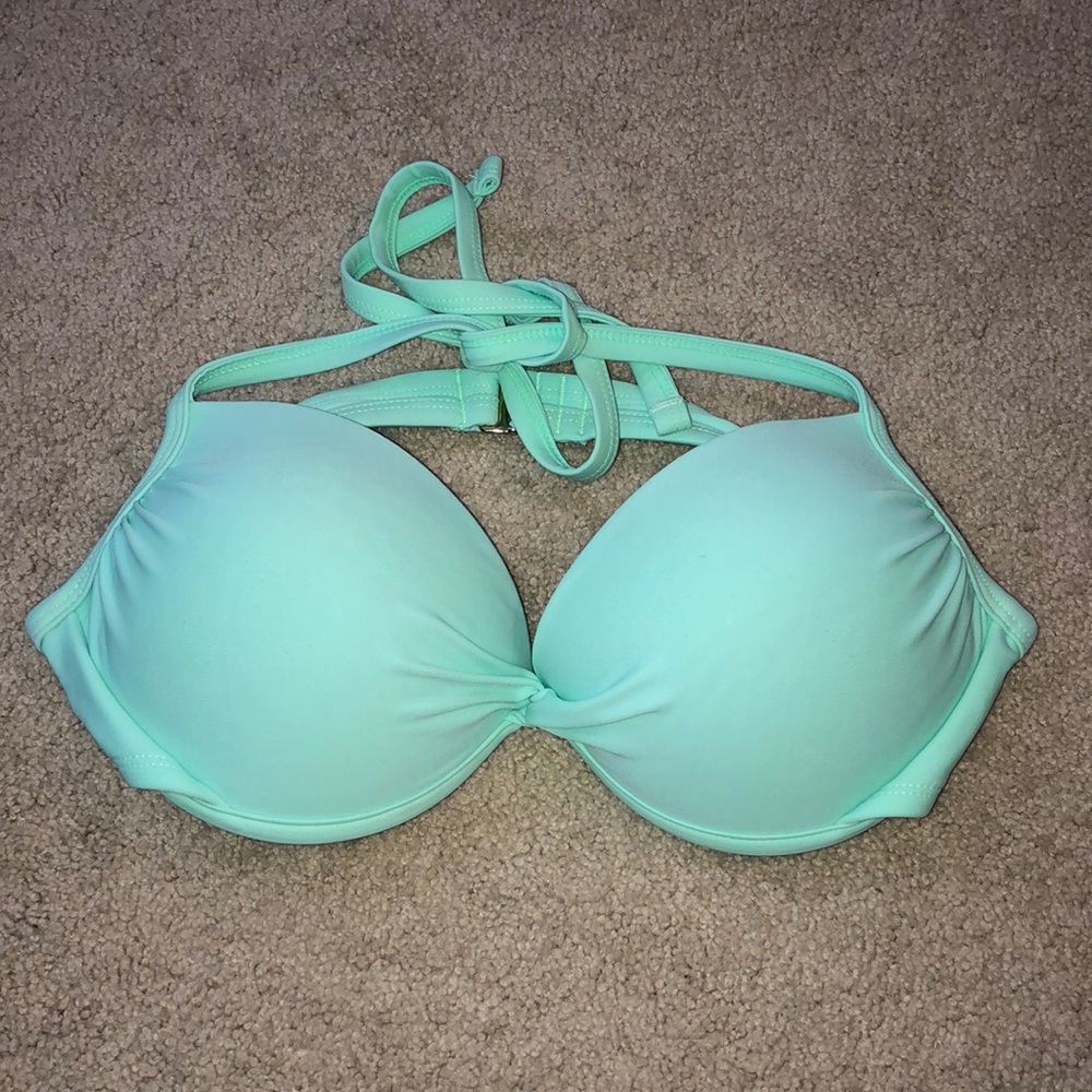 Mint Green Bikini Top
